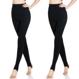 [MOOKISOO] Thin 80 Denier, Spring, Summer, Autumn, [For Cold Conditions and Coolers, Slightly Sheer & Comfortable to Wear] Leggings, Tights, Women's, Beautiful Legs Tights, Stockings, Stirrrrup Black