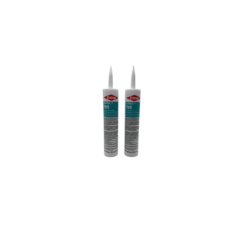 Dowsil 795 Silicone Building Sealant Gray (2-Pack)