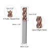 QUARKZMAN 5 Pieces 6 mm Diameter 6 mm Shank Square