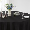 Aocoz Round Tablecloth 8 Pack 108 Inch Black Tablecloths Washable