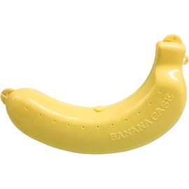 JJLFresheners Yellow Banana Storage BPA-Free Outdoor Travel Case, Food Containers,Keep Fresh Banana Keeper and Protector, Cute Banana Carrier Storage Box for Picnic Camping Food Containers