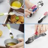 HEXPAN Stainless Steel Magnetic Measuring Spoons Set with Strong N45