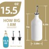 Sweejar Ceramic Olive Oil Dispenser Bottle, Opaque Oil Cruet Protects