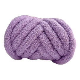 Hilo De Lana Grueso, Hilo De Punto Para Brazo, Violeta