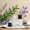 BWESOO 2Pcs Black Clear 30ML Empty Glass Essential Oil Roller