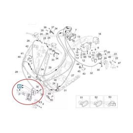 Vespa (Original OE) 668021 OEM Front Brake Pads Calliper For Vespa 946 GTS 300 Super HPE GTV 300 HPE