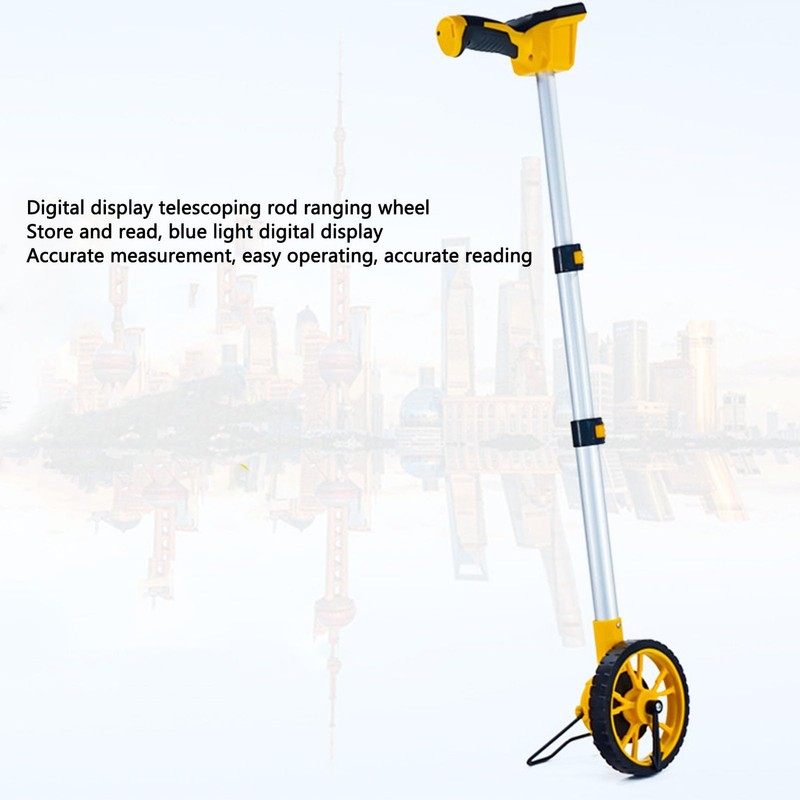 Pyhodi Digital Display Measuring Wheel, High Accuracy, Metric Imperial, Memory