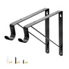 Yarssihha 2 Pack Closet Rod Bracket, 12 x 10.4 Inch