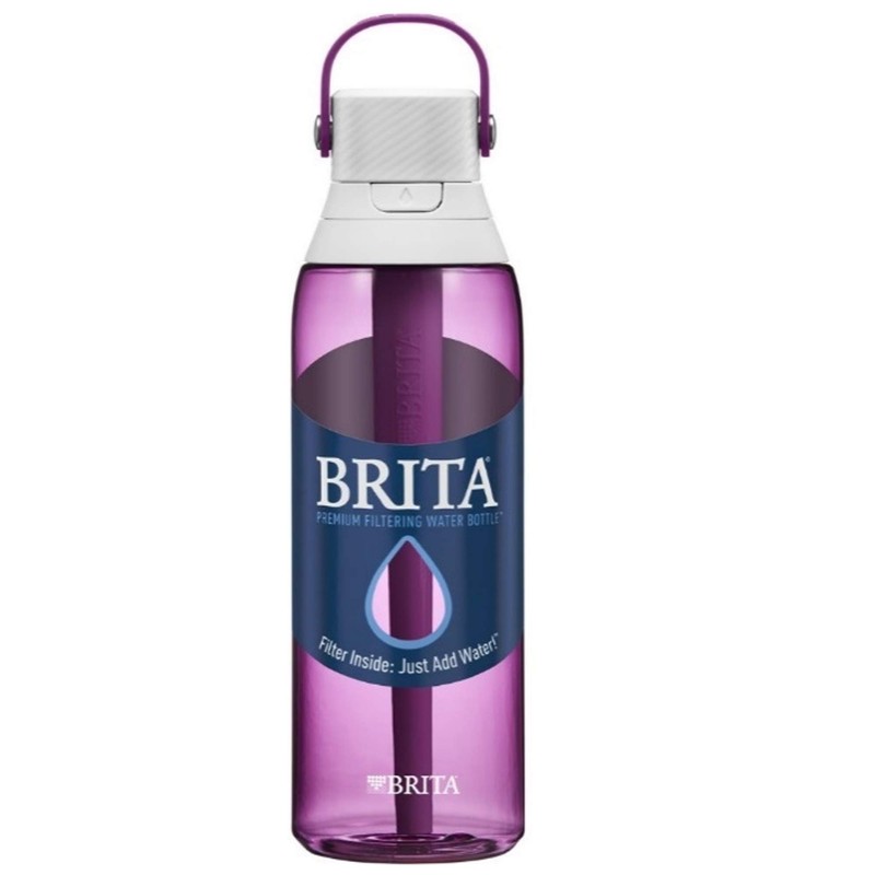Brita Premium Filtering Water Bottle with Filter BPA-Free, Orchid, 768