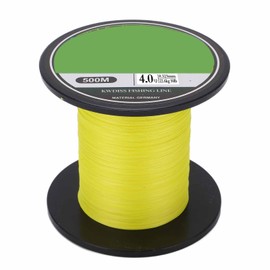Braided Fishing Line 8 Strands 500m Ultra Strong PE Fishing Line Lure Wire Kite String Yellow for Sea Fishing4.0