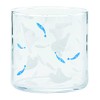 Sun Art Cute Tableware "Polar" White Spotted Glass Soba Choko