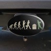 GRAPHICS & MORE Zombielution Evolution Oval Tow Trailer Hitch Cover