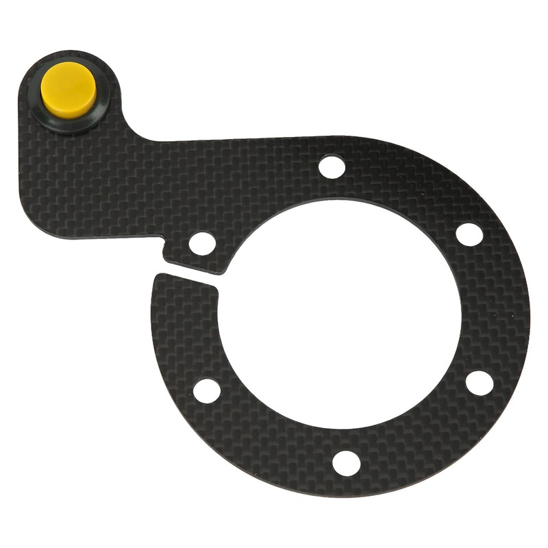 Steering Wheel Horn Button 6 Hole Carbon Fiber Comfortable Touch