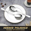 Keyoxy 6 Piece Stainless Steel Serving Spoon Set - 3