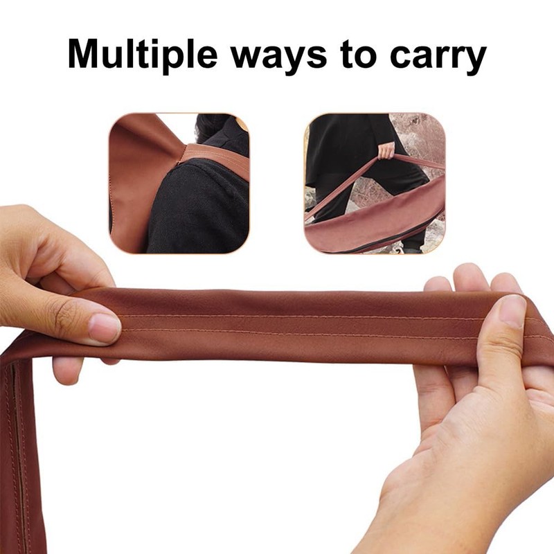 DONGKER Archery Bow Bag, 60" Long Traditional Bow Case PU