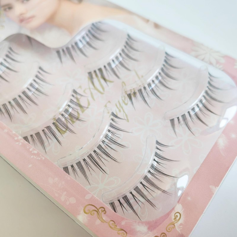 CLEAREYELASH Natural False Eyelashes 3D Matsueku 5 Pairs (D01)
