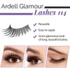 Ardell False Eyelashes Glamour Strip Lashes 114 - Black, Lightweight,