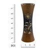 AeraVida Trendy Luxury Bloom Mango Tree Brown Wood Flower Vase