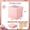 DOYIDE 12Pcs Cake Boxes, 10x10x10 Inches Tall Cake Boxes with