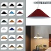 DCVOLTAGE 2 Pack Modern Ceiling Lamp Shade Pink Metal Cone