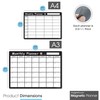 TMS Magnetic Whiteboard Planner Set | A4 Weekly & A3