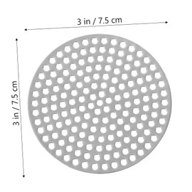 WHAMVOX 4Pcs Stainless Steel Sink Drain Covers Bathroom Kitchen Hair Catcher Shower Clogging Strainer for Sinks Bathtubs and Wash Basins