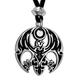 Horus Falcon Pendant Necklace - Egyptian Protection Amulet