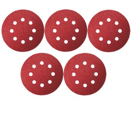 Bosch Klett 5 x Schleifpapier Exzenterschleifer 125 mm Red Wood Korn 180