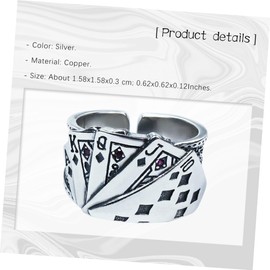 SAFIGLE Index Finger Ring Trendy Rings Finger Jewelry Rings for Men Stainless Steel Stainless Steel Rings for Men Vintage Band Ring Punk Rings Mens Ring Vintage Ring Set Man