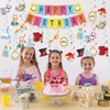 45Pcs Wonderland Party Decorations, Tea Party Decorations include Happy Birthday