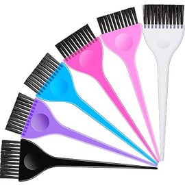 Boao 6 Pcs Hair Color Dye Brush Set Color Tint Applicator for Hair Stylist Reusable Coloring Tinting Brush Kit for Women Men Salon Use Dyeing Home DIY