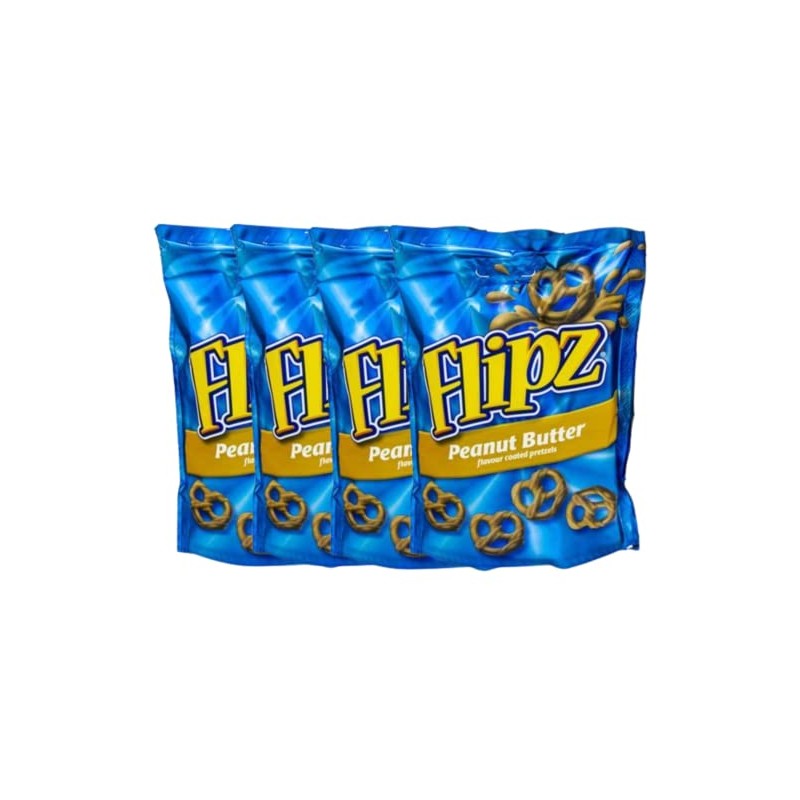 Flipz Peanut Butter 90g - Pack of 4