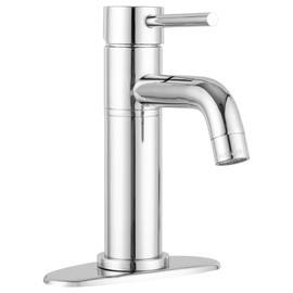Dura Faucet RV Single Handle Lever Vessel Bathroom Sink Faucet - Single Hole (Chrome)