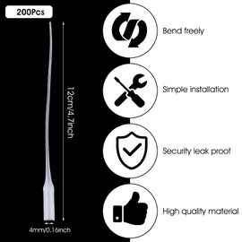 200 Pack Fine Glue Tips, Micro-Tips Glue Extender Precision Glue Tips Gap Glue Tips Glue Spreader Glue Applicator