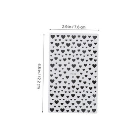 Healeved Heart Stickers for Nail Art 8pcs Nail Decals Set DIY for Women Love Sticker for Wedding Party