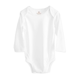 Pimbi&Bimpi Baby BODYSUIT - Long Sleeve | Baby ROMPER - White | PREMIUM Peruvian PIMA COTTON | Gender NEUTRAL baby clothes: baby boy romper and baby girl romper (0-3 months)