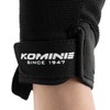 KOMINE Alessia GK-1683 Mesh Motorcycle Riding Gloves, Black/Red, L