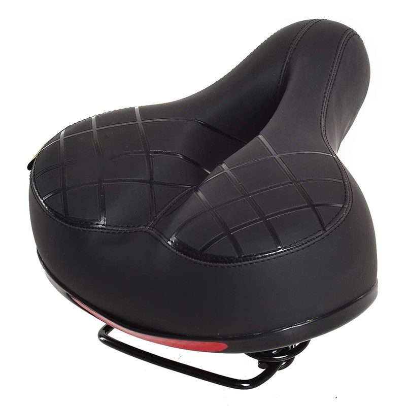 Wide Soft Bike Seat Cushion Shockproof Design Big Bum Extra
