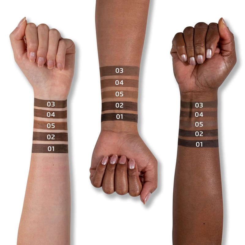 Eyebrow Powder Colour 04 Cappuccino Long Wear with Easy Applicator