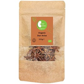 Organic Star Anise Whole - Certified Organic - by Busy Beans Organic (500g)
