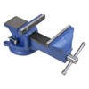 5" Heavy Duty Bench Vise with Anvil Swivel Table Top