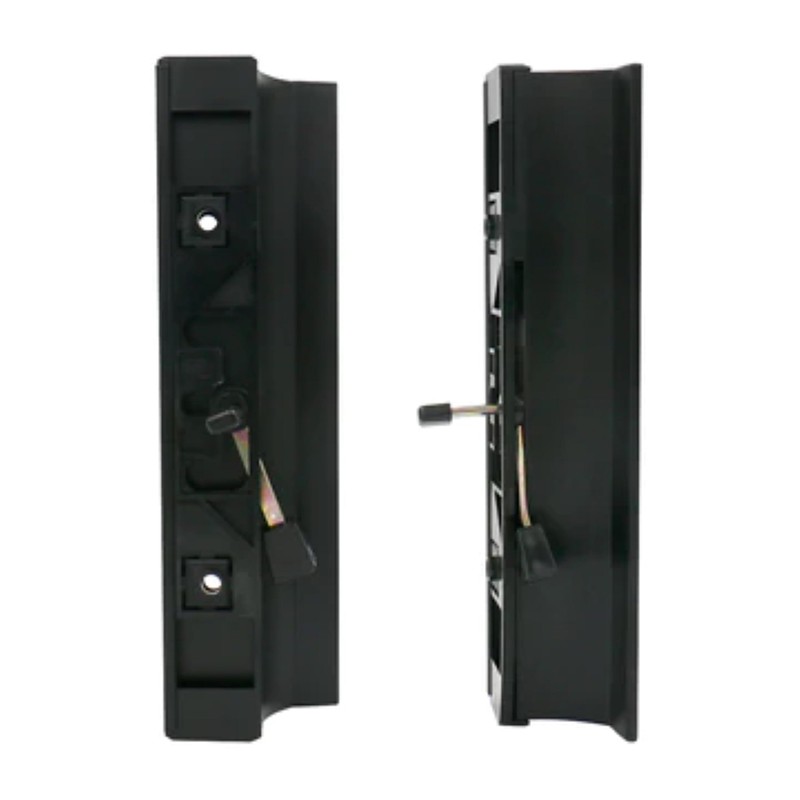 Easy Fix Hardware Patio Door Handle Set – Black Aluminum,