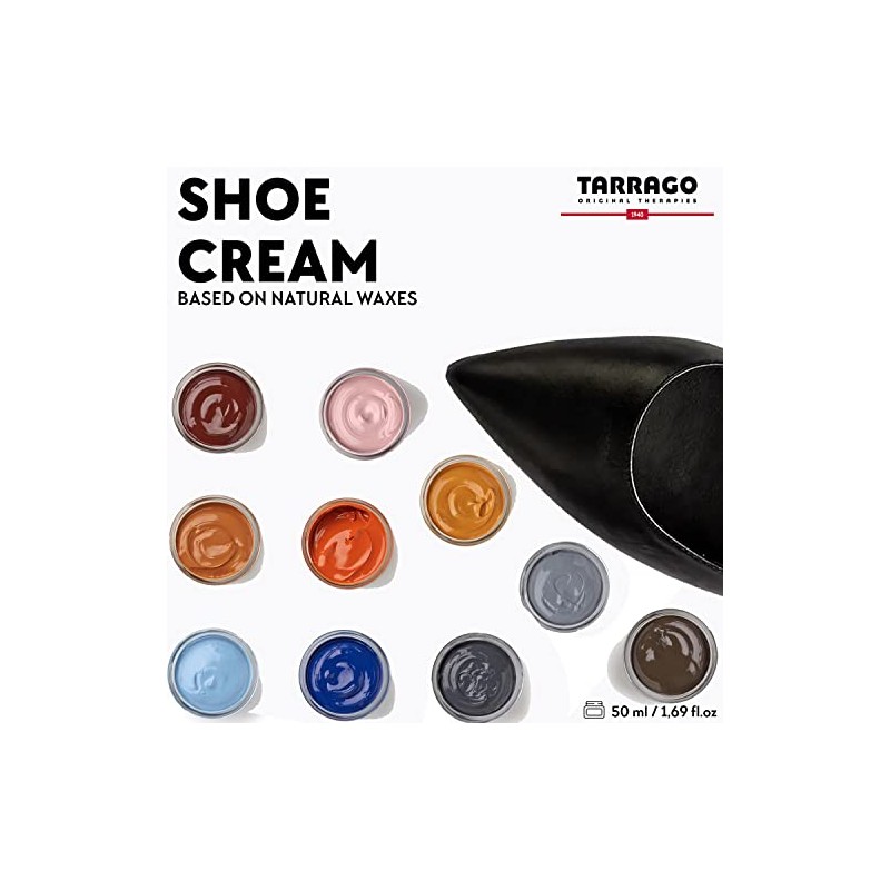 Tarrago Schuhcreme, Unisex, für Erwachsene, Tiegel mit 50ml