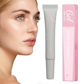 Littryee Gel Labial hidratante - Hidratante Labial para Labios Muy Secos,Labios con péptidos para Labios Secos, Gel rellenador Labios Hinchable, preba