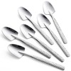 Dessert Spoons Set of 6 Stainless Steel Ice Cream Spoons