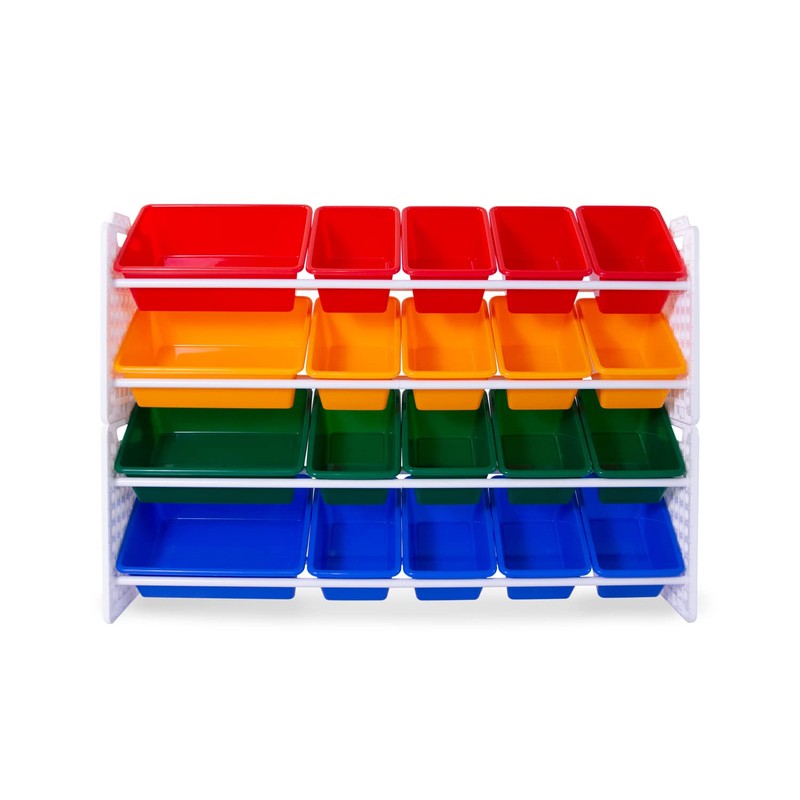 UNiPLAY Toy Organizer with 20 Removable Storage Bins, Multi-Bin Organizer