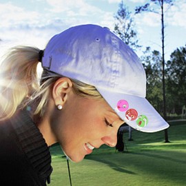 Ball Marker Hat Clip | Magnetic Hat Clips, Divot Tools | Removable Golf Ball Markers - Attaches Easily to Golf Hat, Hat Decoration, Zinc Alloy Golf Marker