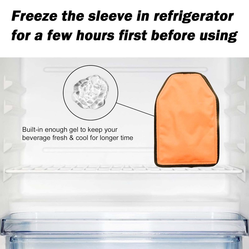 Wine Cooler Sleeve with Protector Instant Cooling and Keeps Your