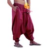 SARJANA HANDICRAFTS Men's Cotton Harem Yoga Baggy Genie Boho Pants