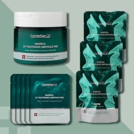 마데카 뷰티톤업 진정 보습 수분 동안관리 주름집중 안티링클 마데카 더블 타이트닝 앰플패드 60매 본품1개 안티에이징 Beauty Tone-Up Soothing Moisturizing Hydration Anti-Wrinkle Concentrated Ampoule Pad 60 Sheets 1 Piece Anti-Aging